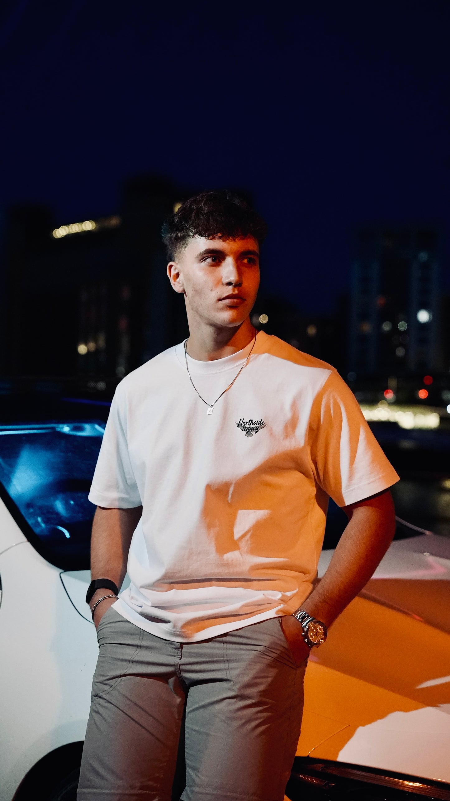 GOING UP / THE WAVE TEE - TURTLE WHITE