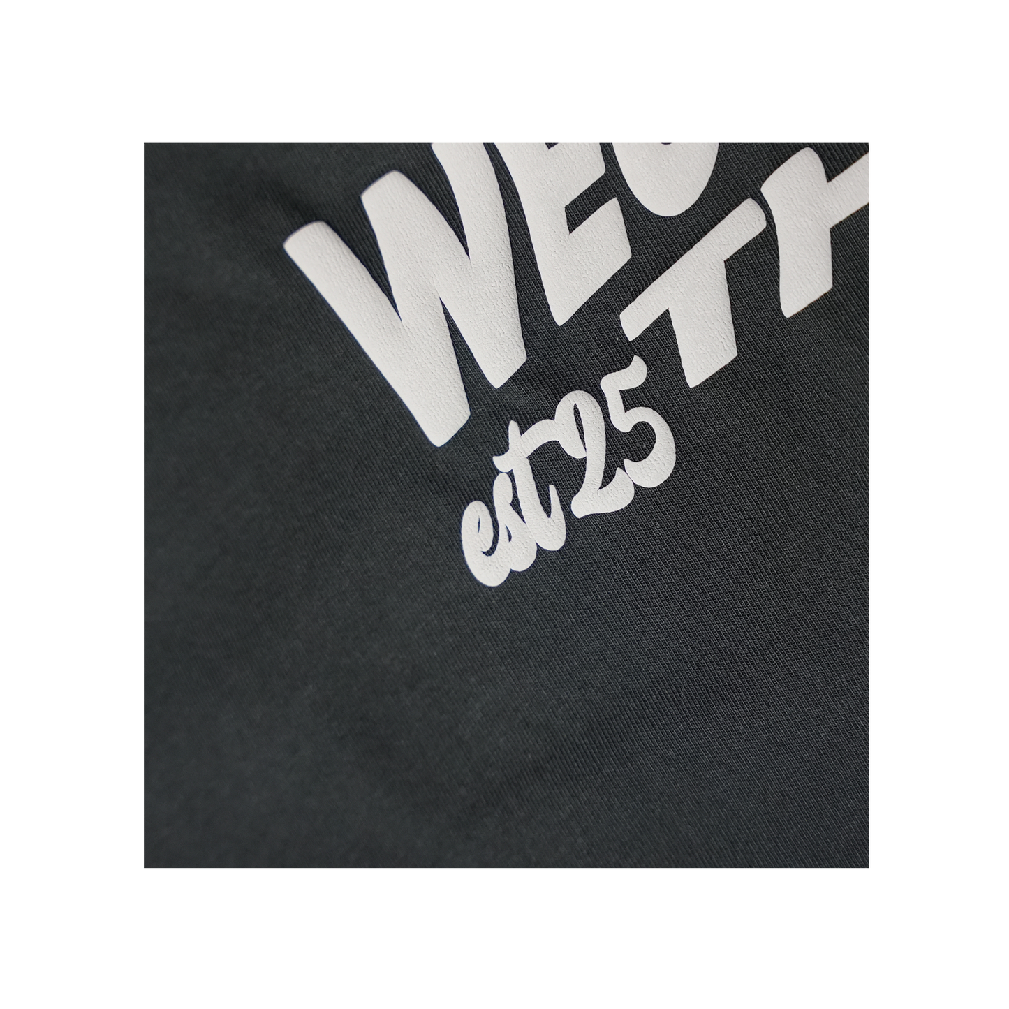 GOING UP / THE WAVE TEE - PLATINUM BLACK