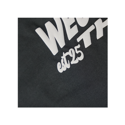 GOING UP / THE WAVE TEE - PLATINUM BLACK