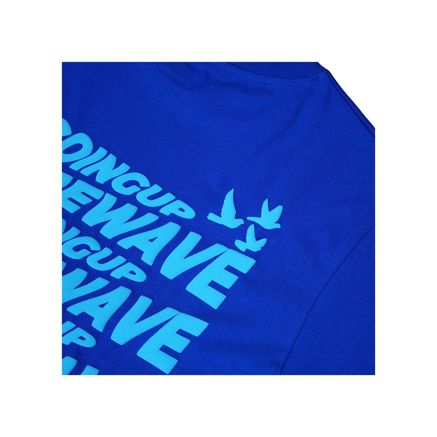 GOING UP / THE WAVE TEE - BEYOND BLUE