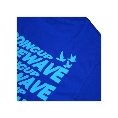 GOING UP / THE WAVE TEE - BEYOND BLUE