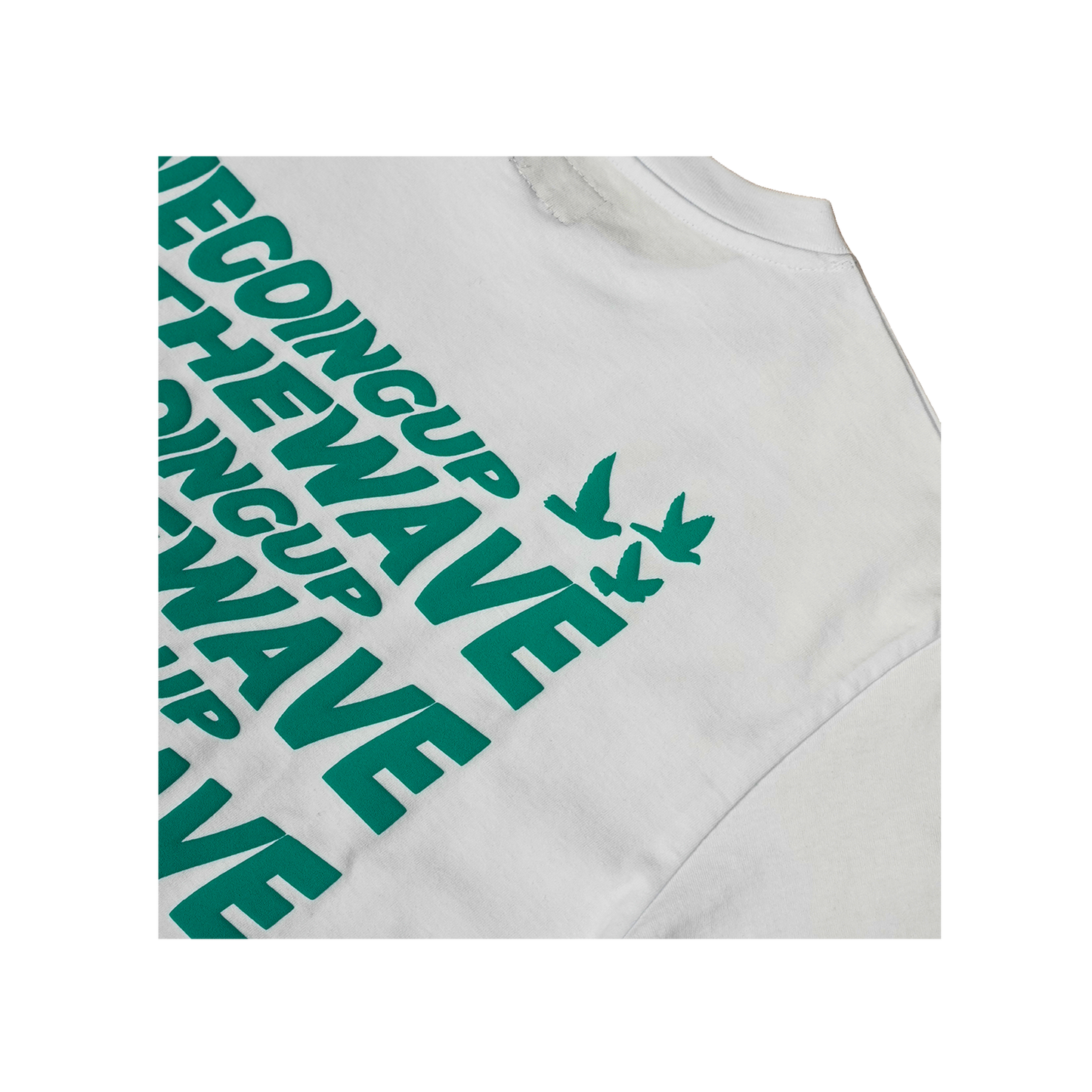GOING UP / THE WAVE TEE - TURTLE WHITE