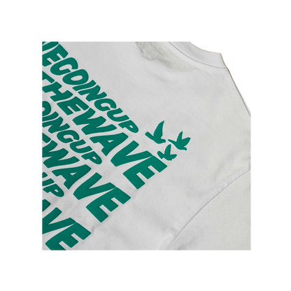 GOING UP / THE WAVE TEE - TURTLE WHITE